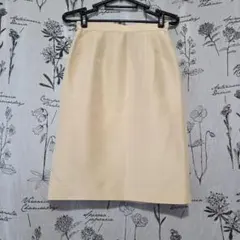 758 LANVIN タイトスカート ライトベージュ シンプルのサムネイル