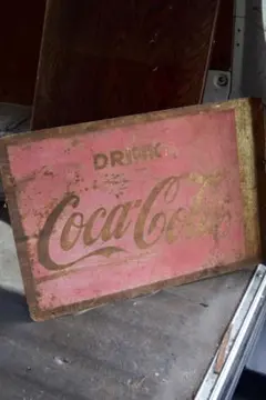 値下げ Coca-Cola ビンテージ看板 ブラックボード メニューボード 看板 