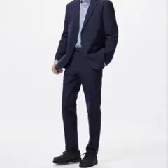 ユニクロ　感動パンツライト　新品タグ付き　73×85ネイビー