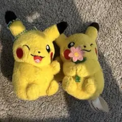 ペアピカチュウ ぬいぐるみ付きキーホルダー ポケモンセンター 2012年