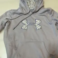 UNDER ARMOUR フード付きパーカー ライトグレー