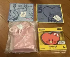 BT21 TATAグッズ　4点セット スマホショルダー・充電器・ミニタオル2枚