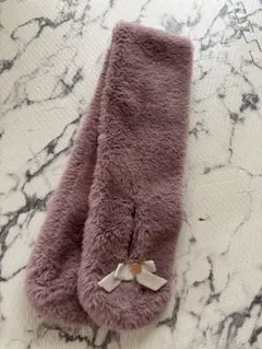 ファーリボン　マフラー