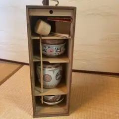 現状品】輪島塗 蓋付き菓子椀 10客セット 木箱入り ＋ 錫製 急須