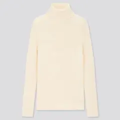 エクストラファインメリノリブタートルネックセーター（長袖）