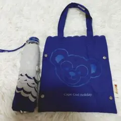 ディズニーリゾート ダッフィー 折りたたみ傘 バッグセット