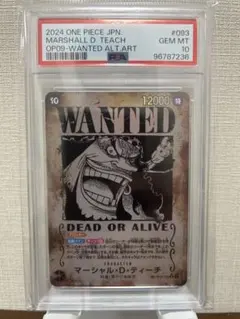 2025年最新】ティーチ 手配書 psa10の人気アイテム - メルカリ