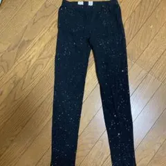 GAP KIDS ラメ入り レギンス ブラック