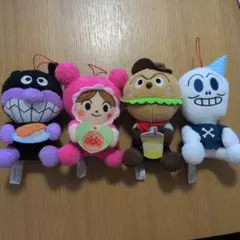 【非売品】アンパンマン　ぬいぐるみ　4体セット