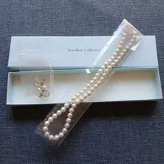 イミテーションパールネックレス、イヤリング