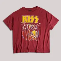 KISS バンド Tシャツ グラフィック USED ボロ オーバーサイズ 古着
