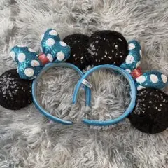 ミニーマウス　スパンコールカチューシャ