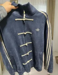 Adidas Lサイズ 中国限定 巳年 チャイナトラックジャケット　ネイビー