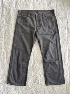 Levi's 569 先染めグレー ルーズストレートデニム W38 L30