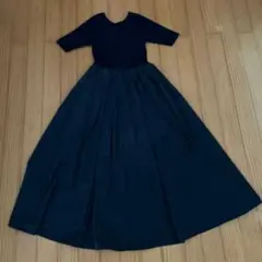 リグリーム regleam ワンピース ネイビー紺