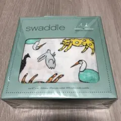 新品未使用★エイデンアンドアネイ　スワドル　おくるみ　アニマル柄　ネコ　うさぎ