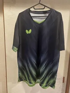 Butterfly 卓球ウェア ユニフォーム　XL ブラック/グリーン
