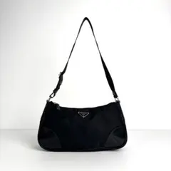 極美品 プラダ ワンショルダーバッグ アクセサリーポーチ ナイロン レザー