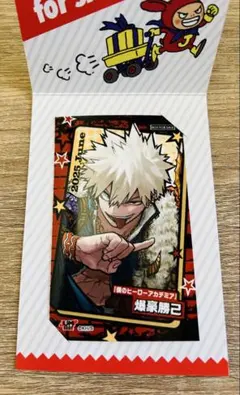 ヒロアカ　爆豪勝己　ミニブロマイド　ジャンプショップ　十傑