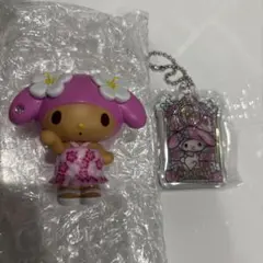 サンリオキャラクターズ　ステンドグラス風アクリルキーチェーン　マイメロディー