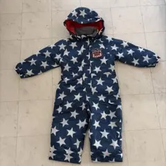 スキーウエア　90 つなぎ　星柄