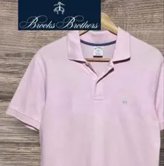Brooks Brothers ピンク ポロシャツ スリム　ブルックスブラザーズ