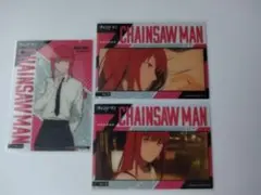 チェンソーマン　レゼ篇　クリアカードコレクションガム　マキマ　3種　コンプ