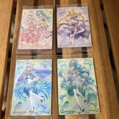 プリキュアカードウエハース10 わんだふるぷりきゅあ4枚セット