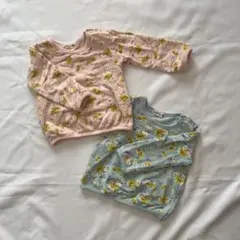 BRANSHES (ブランシェス) 裏毛トレーナー 90 2着セット 双子