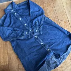 無印良品　デニムシャツ　ワンピース 140cm