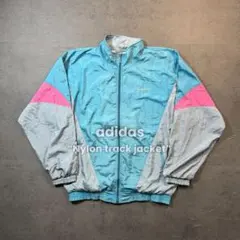 90s adidas ナイロン トラック ジャケット アディダス L 古着