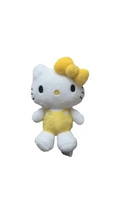 ハローキティ ぬいぐるみ キーホルダー イエロー