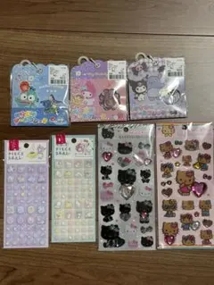 サンリオ　おはじきシール　タイルシール　セット