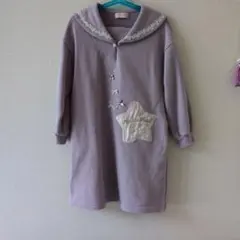 Mezzo Piano 七分袖ワンピース 120cm ラベンダー