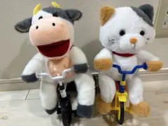 TAITO限定 自転車で走る 着ぐるみゆうえんち出勤 動くギミック2種セット