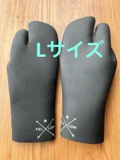 【未使用】FELLOW 3.0mm サーフミトン グローブ ブラック Lのサムネイル