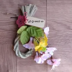 104 ひな祭り 桜ひらりな飾り 【再販なし】