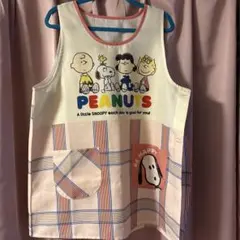 スヌーピーエプロン大きいサイズ