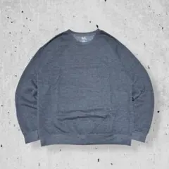 FRUIT OF THE LOOMスウェット無地ソリッド短丈グレーUSA古着L