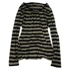 00s archive 平成初期 ボーダーカットソー グランジ y2k