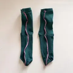 FAKUI ワンラインソックス　緑のサムネイル