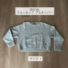 ORCIVAL クルーネックプルオーバー サイズ1 グレー