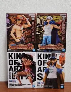 【ワンピース】ルフィ＆サボ＆エース＆ロー フィギュア ４点セット