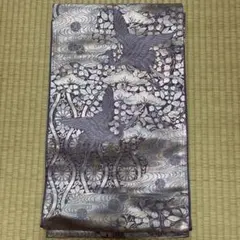 六通袋帯 鶴 松 菊 華文 金糸 - メルカリ