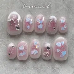 No.16 オーダーネイルチップ バレンタイン チーク