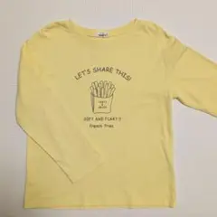ペアマノン PAIRMANON 120 長袖 ロンT イエロー 黄色 シンプル