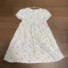 anFAM 花柄 半袖ワンピース 120