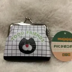 mojojojo PVCがま口ポーチ ブラック