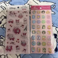 【お値下げ済】ディズニー マリー＆プリンセス エポキシシール2シート