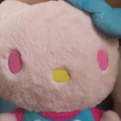 サンリオ ハロー　キティ　 ぬいぐるみ 約40cm ビッグ　ぴんくとみずいろ